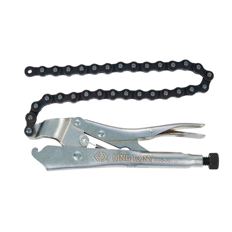 PINZA DE PRESION CON CADENA 9"