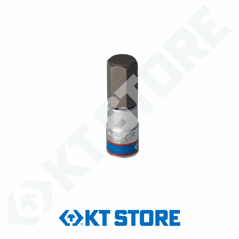 1/4"DADOS CON PUNTAS HEX. 10  37MM