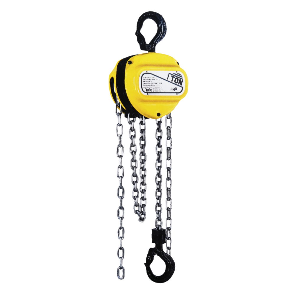 POLIPASTO DE CADENA CAP. CARGA 1 TON, CADENA ELEVACION 6 MTS VSIII YALE